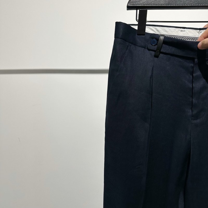 로로피아나 스타일 린넨 남성 바지 001-175393
