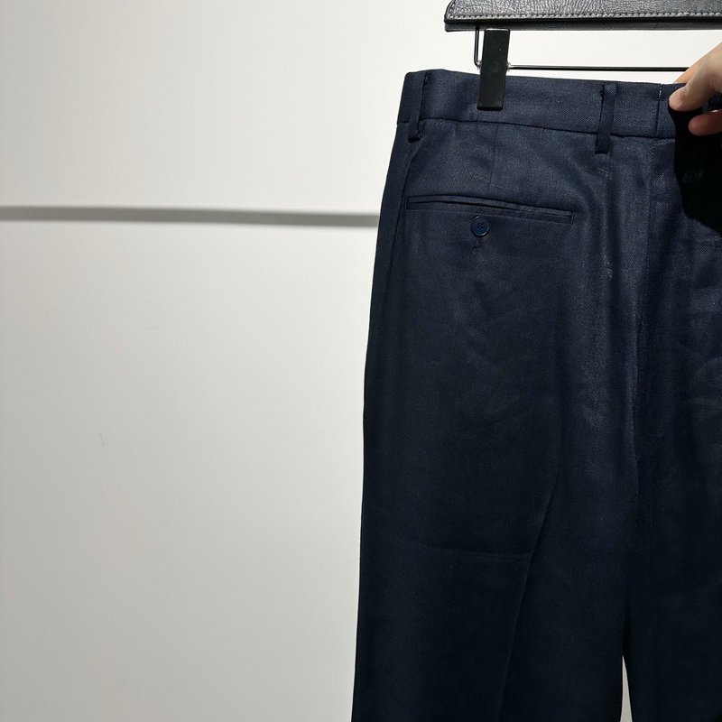 로로피아나 스타일 린넨 남성 바지 001-175393
