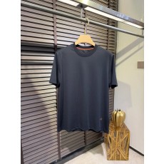 로로피아나 남성 혼방 라운드넥 반팔 티셔츠 001-175396