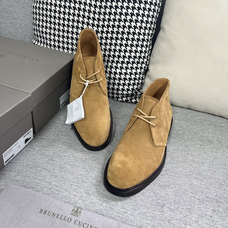 브루넬로 쿠치넬리 남성 스웨이드 부츠 001-175399