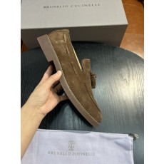 브루넬로 쿠치넬리 메니즈 매트 가죽 로퍼 001-175403
