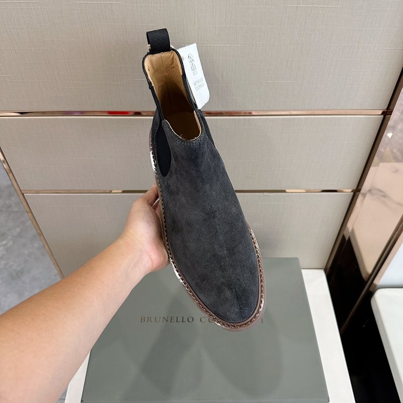 P710 브루넬로 쿠치넬리 남성 첼시 부츠 001-175474