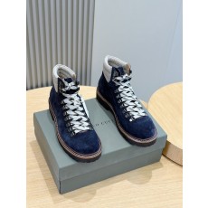브루넬로 쿠치넬리 스웨이드 하이킹 부츠 001-175646