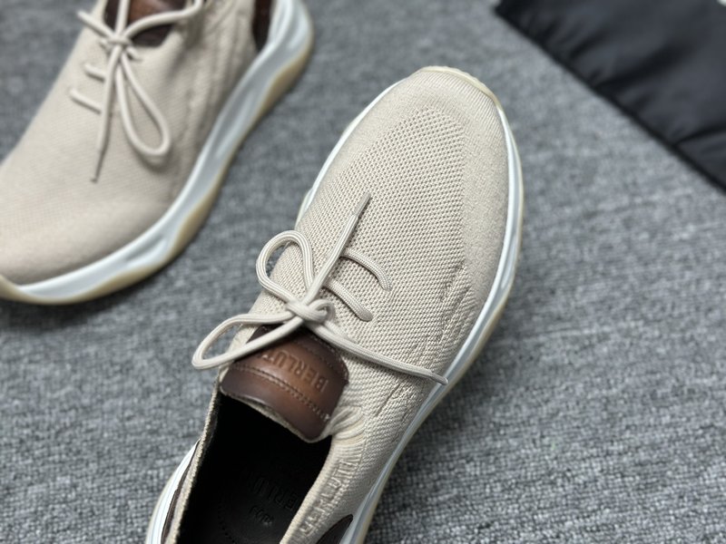Berluti 섀도우 니트 스니커즈 001-175660