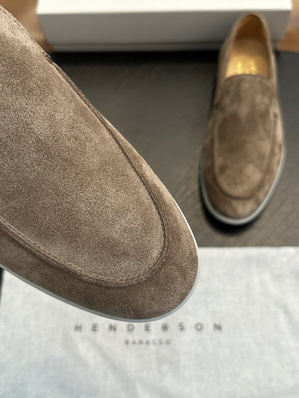Henderson Baracco 남성 클래식 가죽 슈즈 001-175666