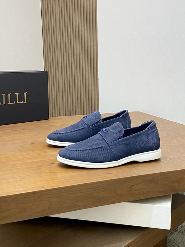 ZILLI P650 프랑스 럭셔리 남성화 소가죽 통기성 001-175743