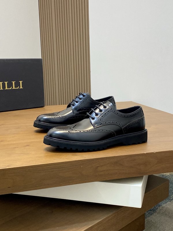 ZILLI P600 남성 부드러운 소가죽 캐주얼 구두 001-175748