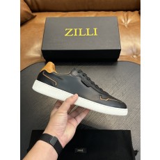 Zilli 이탈리아 남성 수제 송아지 가죽 구두 001-175756