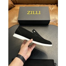 Zilli 이탈리아 남성 수제 송아지 가죽 구두 001-175760