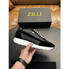 Zilli 이탈리아 남성 수제 송아지 가죽 구두 001-175761