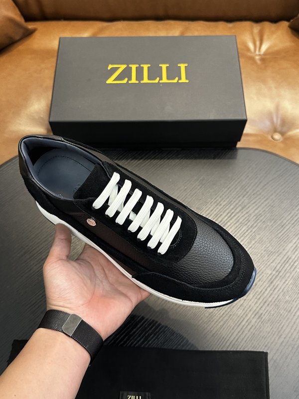 Zilli 이탈리아 남성 수제 송아지 가죽 구두 001-175761