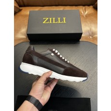 Zilli 이탈리아 남성 수제 송아지 가죽 구두 001-175762