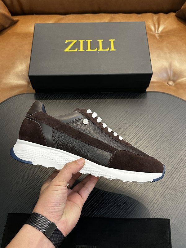 Zilli 이탈리아 남성 수제 송아지 가죽 구두 001-175762