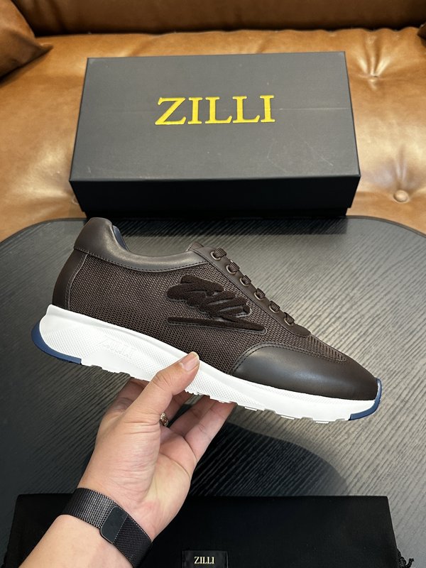Zilli 이탈리아 남성 수제 송아지 가죽 구두 001-175765