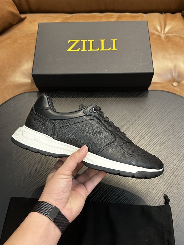 Zilli 이탈리아 남성 수제 송아지 가죽 구두 001-175767