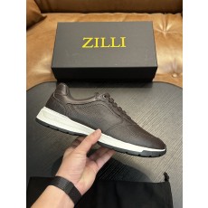 Zilli 이탈리아 남성 수제 송아지 가죽 구두 001-175769