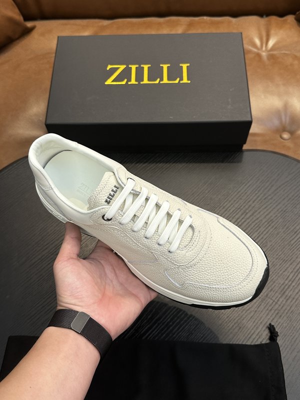 Zilli 이탈리아 남성 수제 송아지 가죽 신발 001-175771
