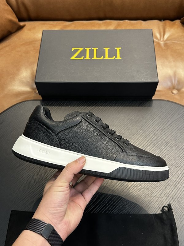 Zilli 이탈리아 남성 수제 송아지 가죽 구두 001-175773