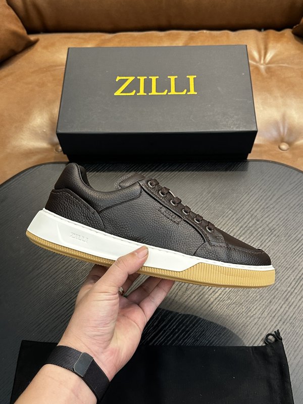 Zilli 이탈리아 남성 수제 송아지 가죽 슈즈 001-175775