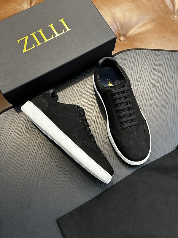 Zilli 이탈리아 남성 수제 송아지 가죽 신발 001-175777