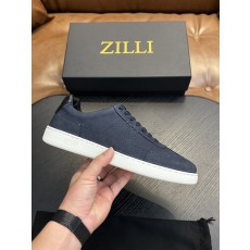 Zilli 이탈리아 남성 수제 가죽 캐주얼 슈즈 001-175778