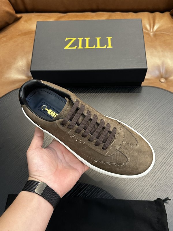 Zilli 이탈리아 남성 수제 송아지 가죽 신발 001-175779