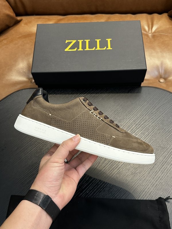 Zilli 이탈리아 남성 수제 송아지 가죽 신발 001-175779