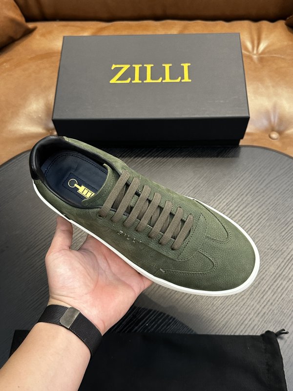 Zilli 이탈리아 남성 수제 송아지 가죽 신발 001-175780