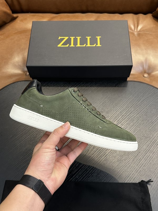 Zilli 이탈리아 남성 수제 송아지 가죽 신발 001-175780