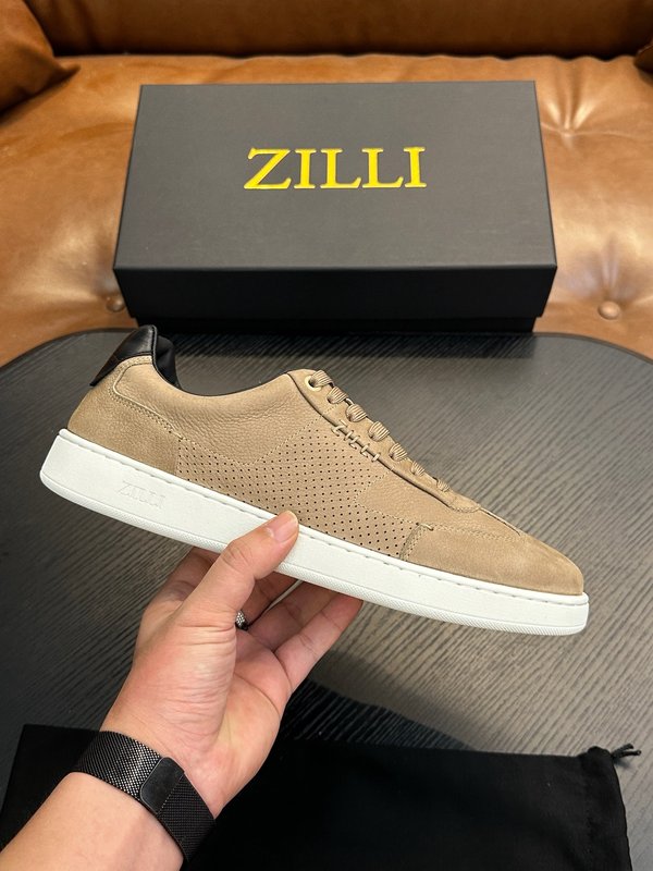 Zilli 이탈리아 남성 수제 가죽 신발 001-175781