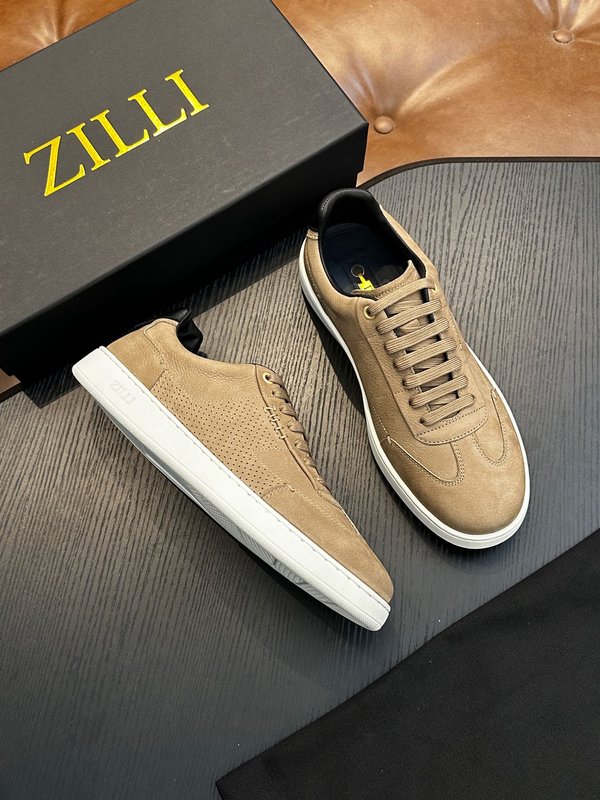 Zilli 이탈리아 남성 수제 가죽 신발 001-175781
