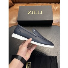 Zilli 이탈리아 남성 수제 송아지 가죽 구두 001-175782