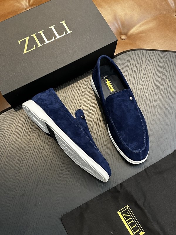 Zilli 이탈리아 남성 수제 송아지 가죽 구두 001-175787