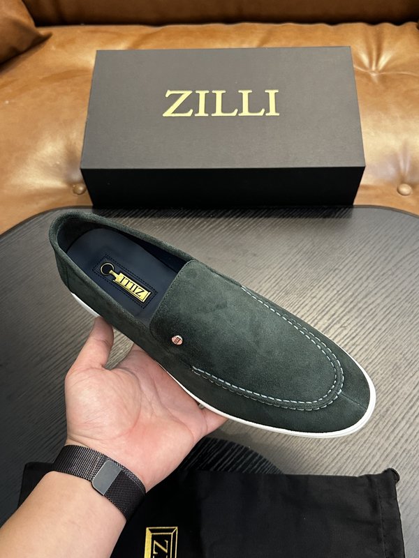 Zilli 이탈리아 남성 수제 송아지 가죽 구두 001-175790