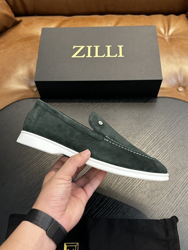 Zilli 이탈리아 남성 수제 송아지 가죽 구두 001-175790