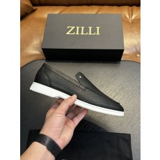 Zilli 이탈리아 남성 수제 송아지 가죽 구두 001-175794