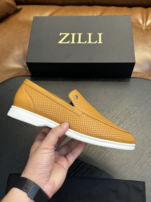 Zilli 이탈리아 남성 수제 송아지 가죽 구두 001-175801