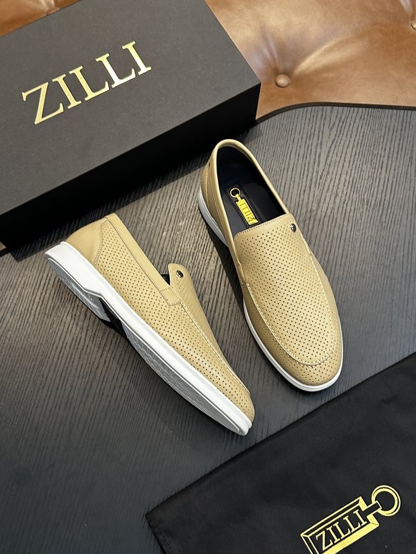 Zilli 이탈리아 남성 수제 가죽 슈즈 001-175802
