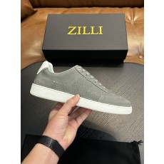 Zilli 이탈리아 수제 송아지 가죽 남성 캐주얼 슈즈 001-175807
