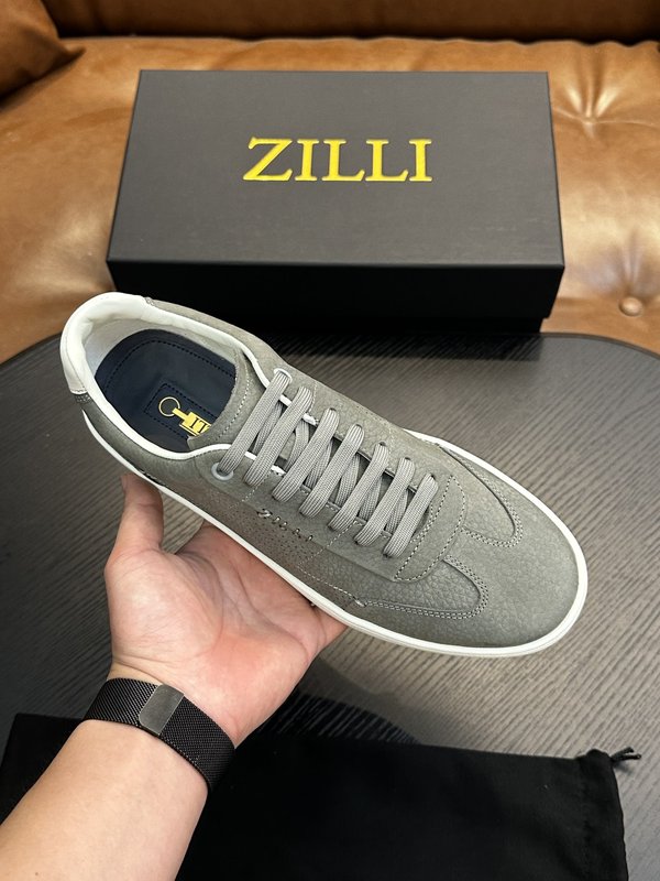 Zilli 이탈리아 수제 송아지 가죽 남성 캐주얼 슈즈 001-175807