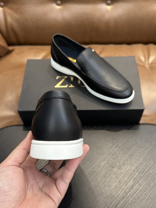 Zilli 이탈리아 수제 송아지 가죽 남성 구두 001-175808