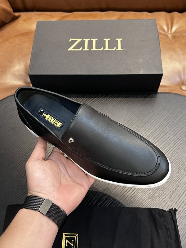 Zilli 이탈리아 수제 송아지 가죽 남성 구두 001-175808