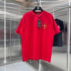 크롬하츠 2026春夏 중공 자수 반팔 티셔츠 001-175986