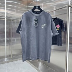 크롬하츠 CH春夏 수제 프린팅 반팔 티셔츠 001-175990