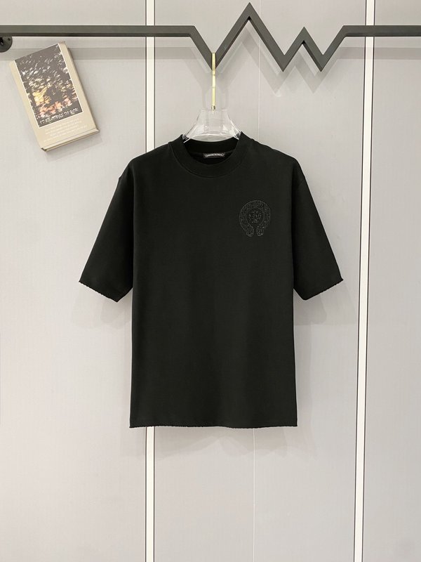 크롬하츠 중량감 순면 빈티지 반팔 티셔츠 001-175994