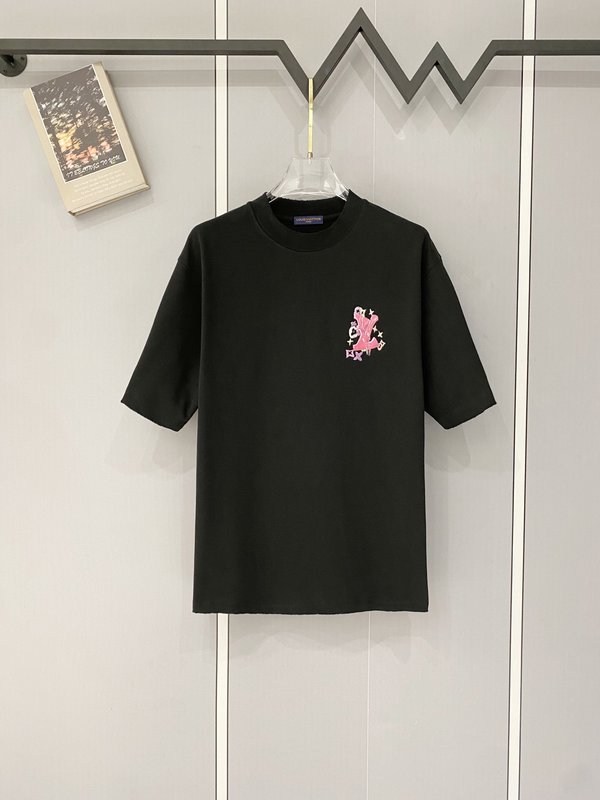 크롬하츠 중량감 순면 distressed 반팔 티셔츠 001-175997