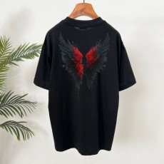크롬하츠 여름 신상 스테레오 프린트 반팔 티셔츠 001-176008