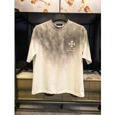 크롬하츠 크로스 레이저 자수 빈티지 반팔 티셔츠 001-176023