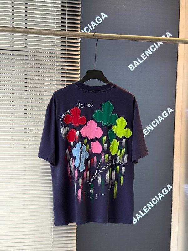크롬하츠크로스 자수 산세 빈티지 커플 반팔 티셔츠 001-176028