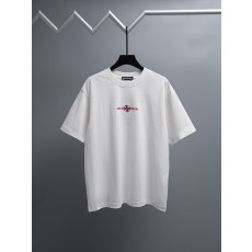 크롬하츠 2026春夏 순면 자수 반팔 티셔츠 001-176048